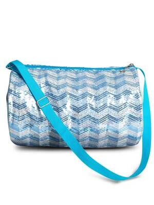 Chevron Barrel Bag