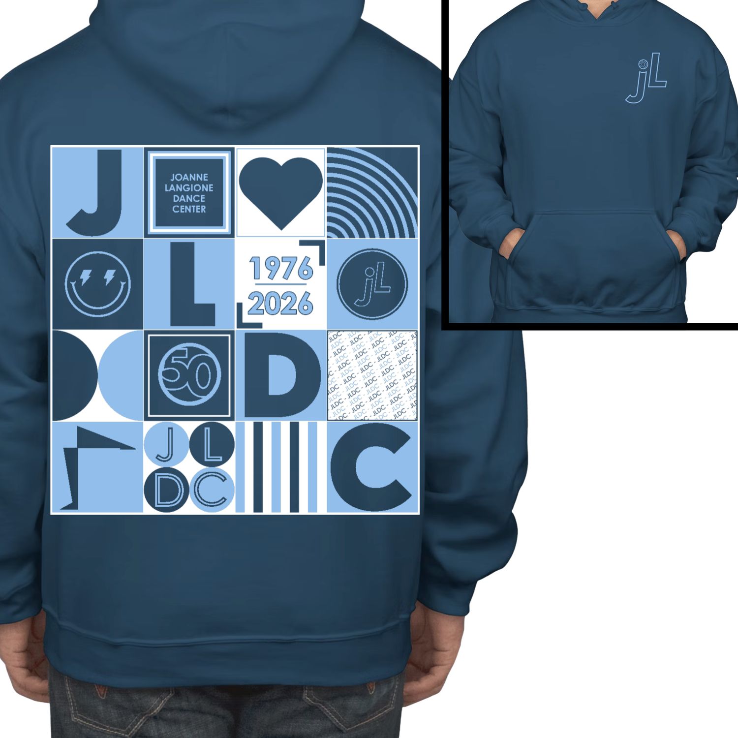 JLDC Adult Navy Pullover Hoodie