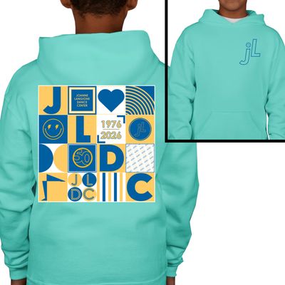 JLDC Kids' Turquoise Pullover Hoodie