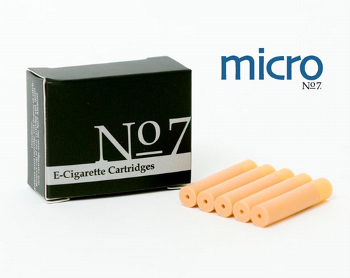 NO. 7 MICRO E-CIGARETTE REFILL CARTRIDGES - 5 PACK