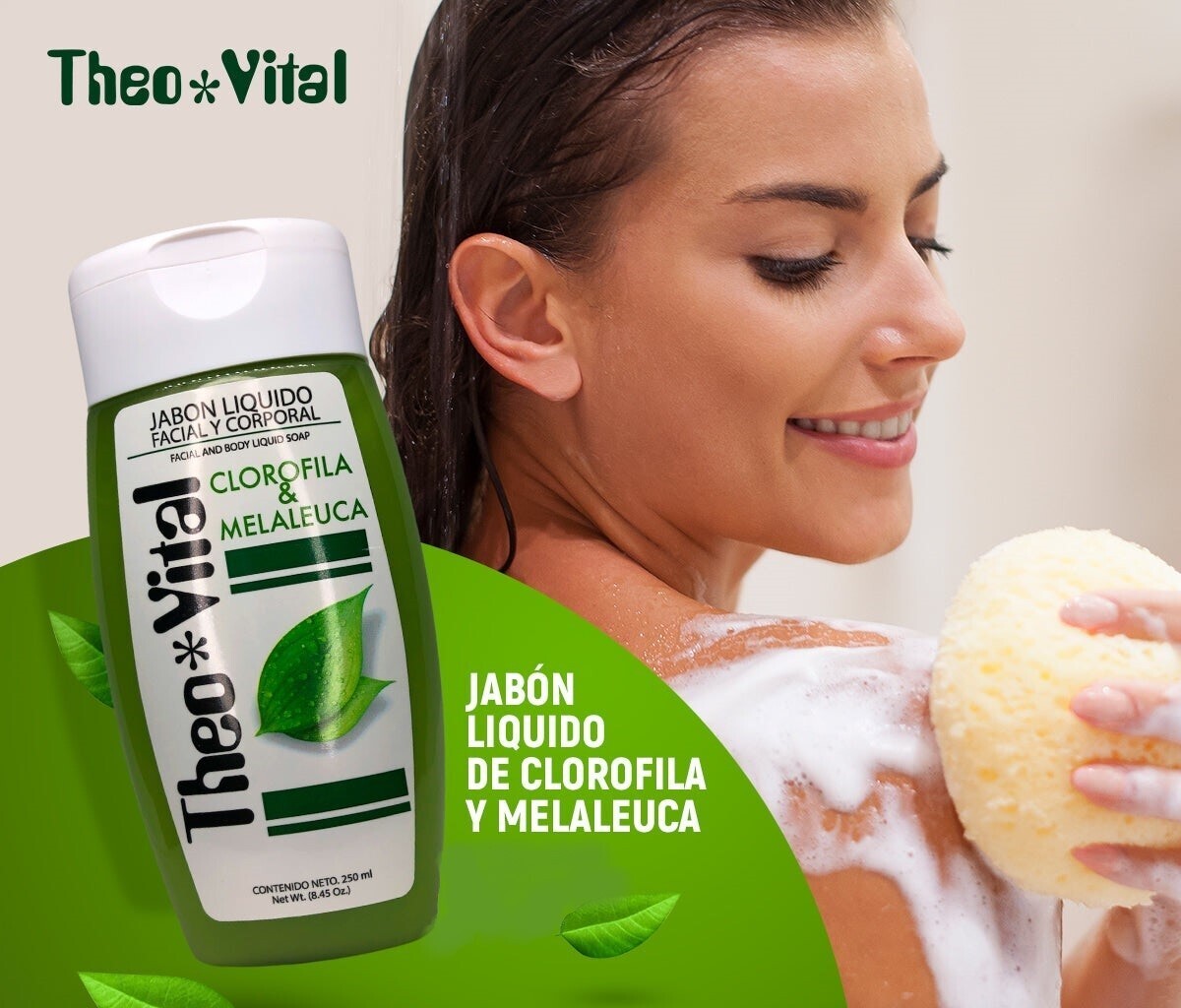 Jabon de Clorofila y Melaleuca / Chlorophyl and Melaleuca Soap