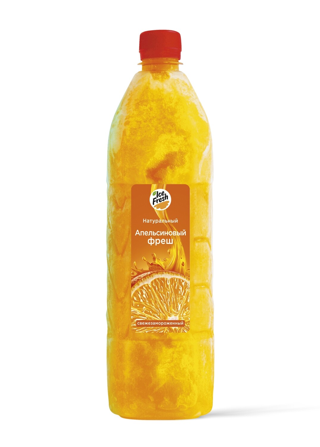 Сок апельсиновый прямого отжима, замороженный, 1 Л. (упаковка, 6 бутылок)