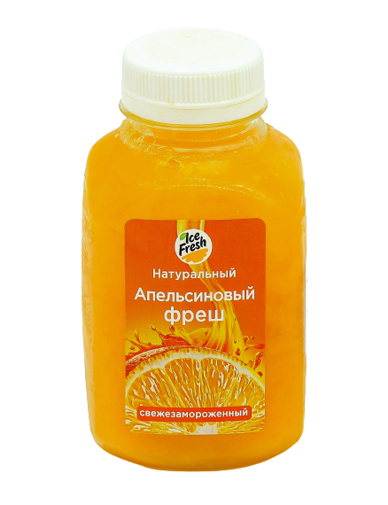 Сок апельсиновый прямого отжима 290 мл. (упаковка, 12 бутылок)