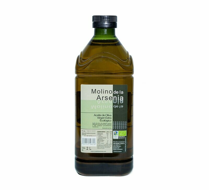 Aceite de Oliva Virgen Extra Ecológico 2l Molino de la Arsenia