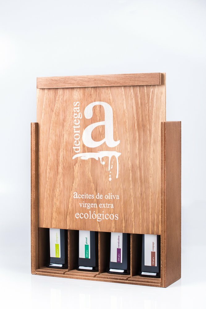 Pack degustación 4 botellas Aceite de Oliva Virgen Extra 250ml Deortegas