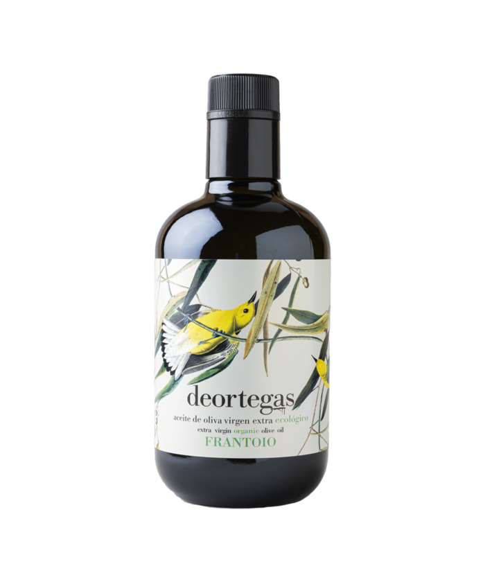Aceite de oliva virgen extra Frantoio ecológico 500 ml Deortegas
