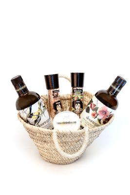 Cesta gourmet aceite de oliva virgen extra Deortegas + Carmencita Cesta gourmet aceite de oliva virgen extra Deortegas + Carmencita