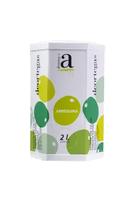 Bag in box 2 litros Virgen Extra Ecológico Disponible en Arbequina y Coupage
