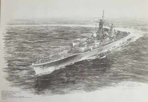 Print of Frigate