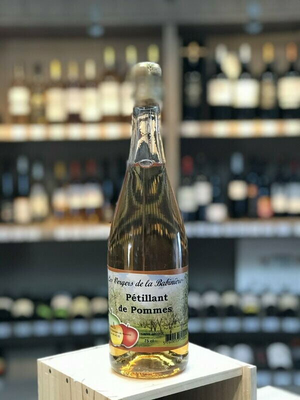 Jus de Pomme Pétillant 75 cl (Producteur Local en Gatine)