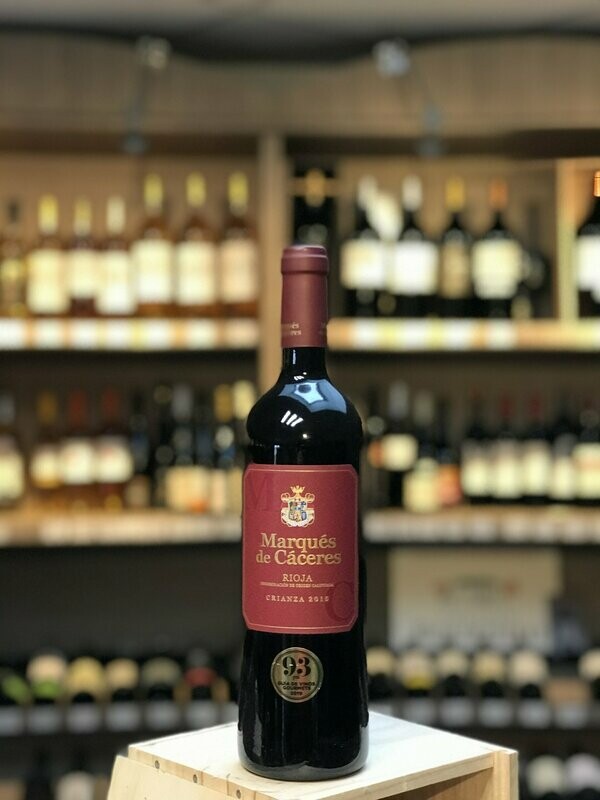Vin d'Espagne Rioja Marques de Caceres Crianza 2015 75 cl