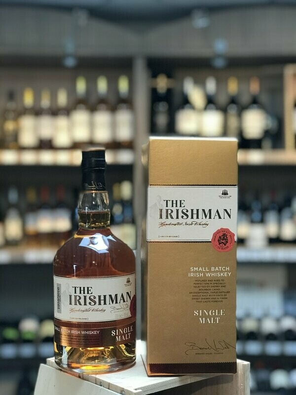 Irish Whiskey The Irishman Single Malt 40° 70 cl + Etui