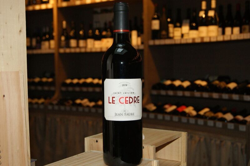 St Emilion "Le Cedre de Jean FAURE" 2016