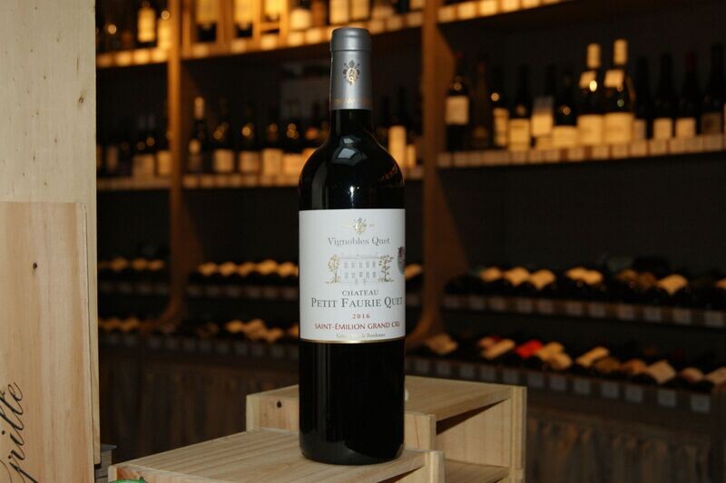 St Emilion Grand Cru Château Petit Faurie Quet 2016 75 cl