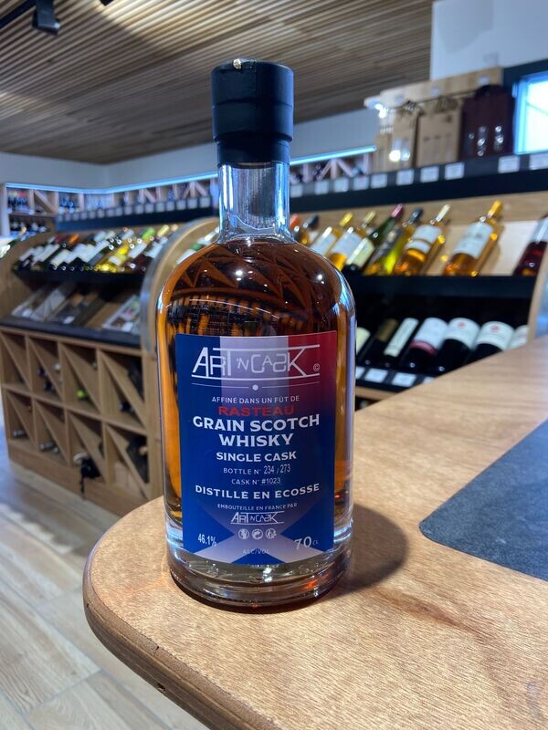 Scotch Whisky Single Grain Finition Rasteau 46.1° Art'N Cask 70 cl