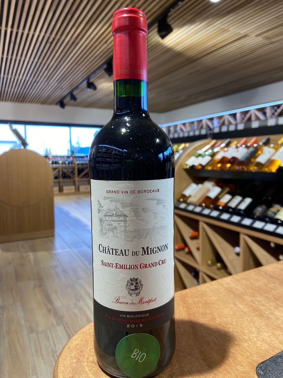 St Emilion Gran Cru Château du Mignon BIO 2015 75 cl