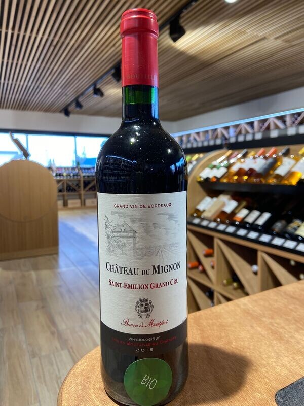 St Emilion Gran Cru Château du Mignon BIO 2015 75 cl
