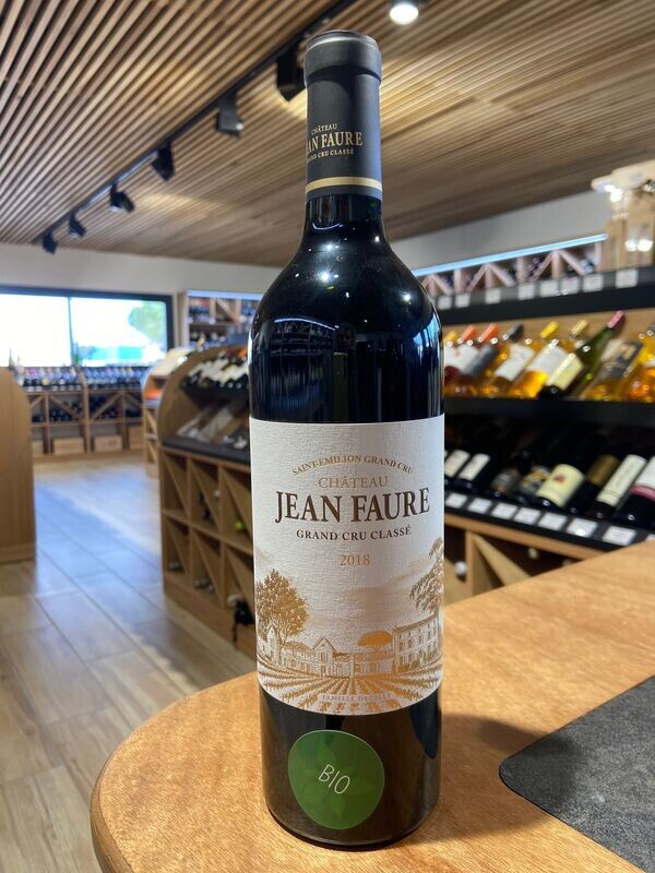 St Emilion Grand Cru Château Jean FAURE BIO 2018 75 cl