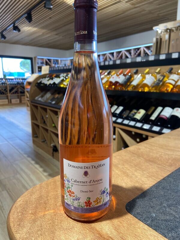 Cabernet d'Anjou Rosé 1/2 Sec Dne TRAHAN 2023 75 cl