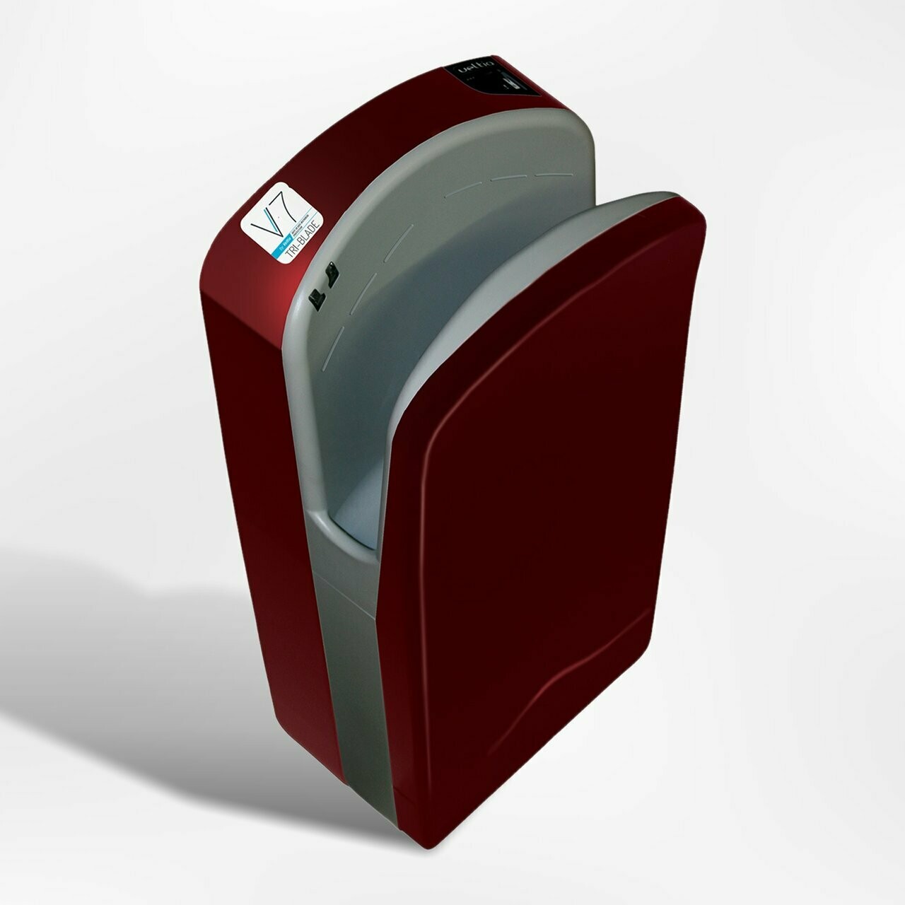 Sèche mains VELTIA V7 TRIBLADE ROUGE CERISE