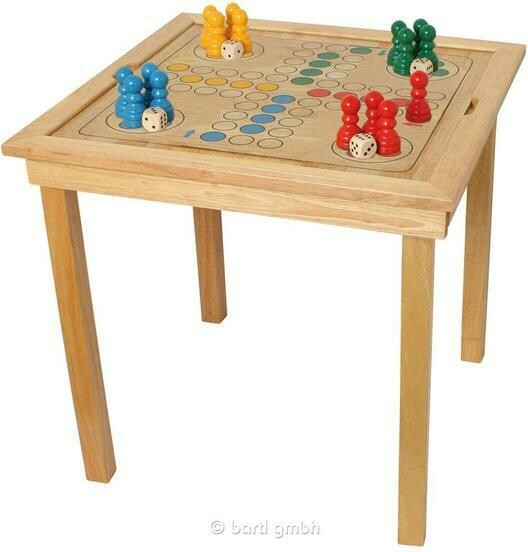 XXL Spieltisch Ludo - Schach - Dame