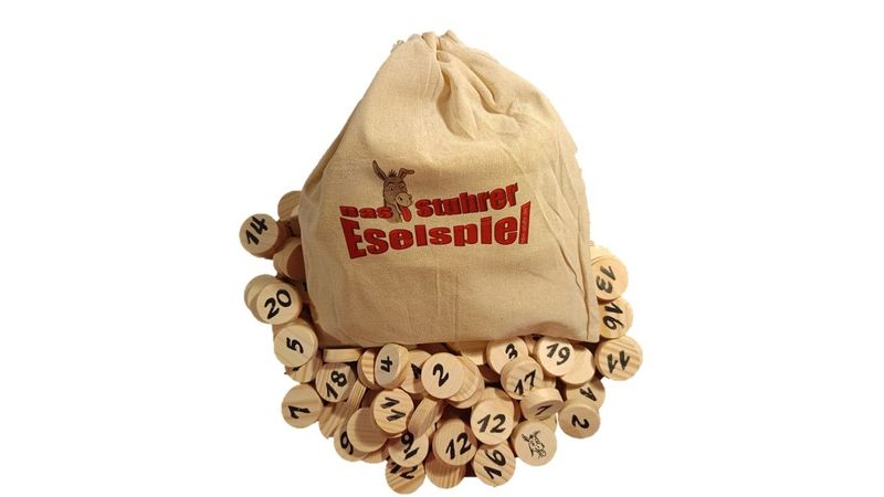 Das Stuhrer Eselspiel XXL mit 121 Spielsteine