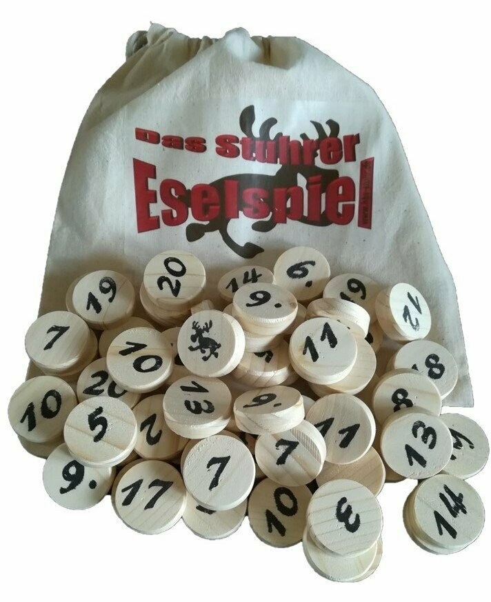 Das Stuhrer Eselspiel XS ~ Weihnachtsedition mit Rentier Das Stuhrer Eselspiel XS ~ Weihnachtsedition mit Rentier