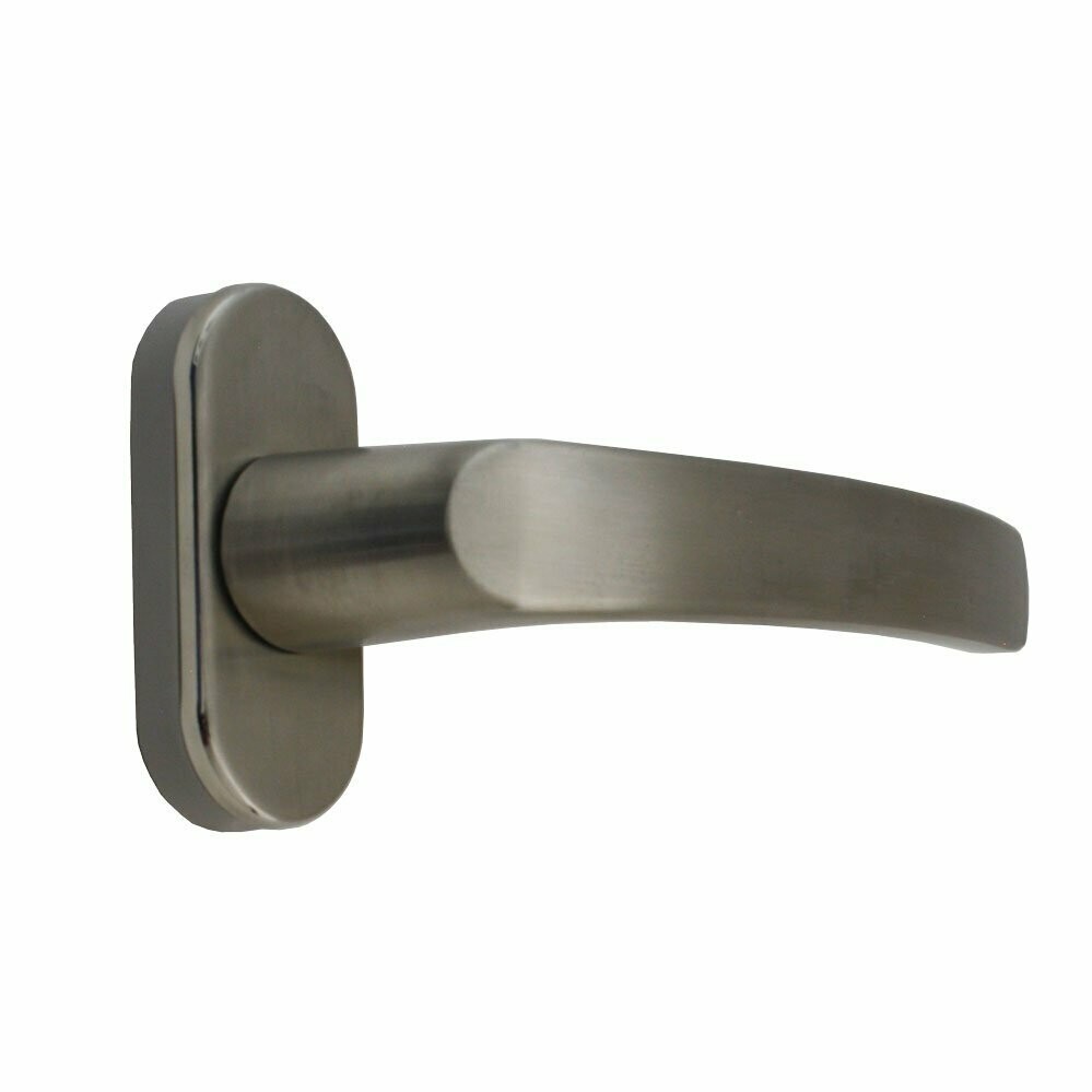 Fenstergriffe mit Rasterung, 7 mm Vierkant Edelstahllook