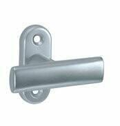 Aluminium Fenstergriffe ohne Stift auf ovaler Rosette Aluminium Fenstergriffe ohne Stift auf ovaler Rosette
