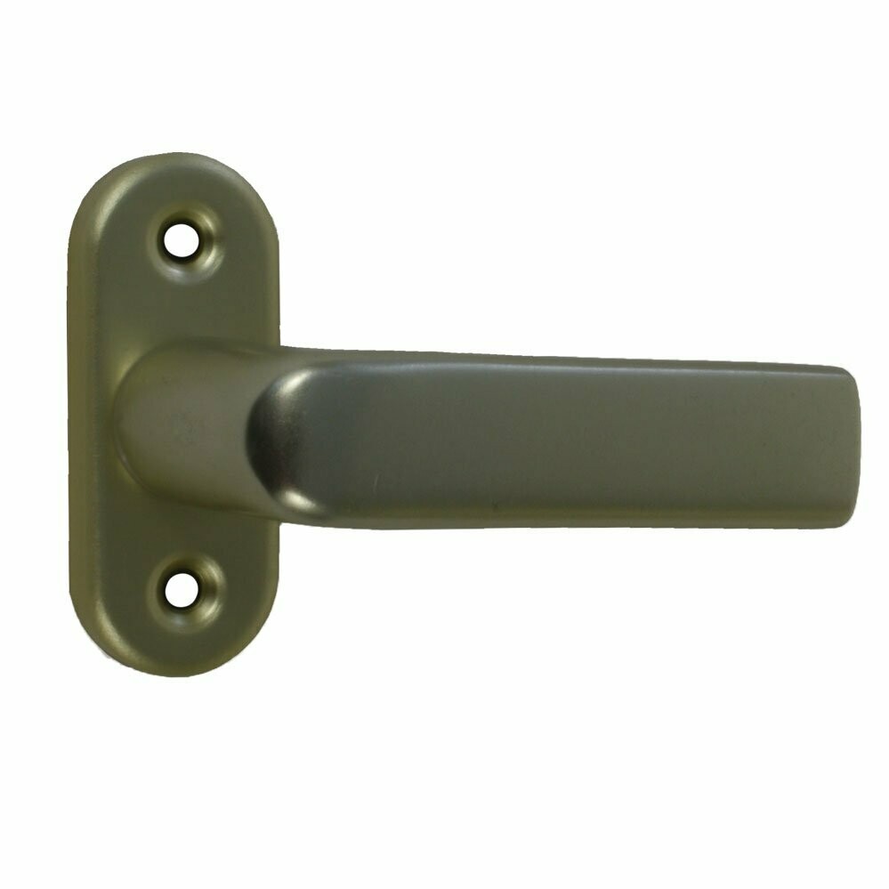 Aluminium Fenstergriffe ohne Stift / F2-eloxiert (Kreuzolive)