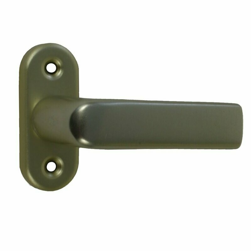 Aluminium Fenstergriffe ohne Stift / F2-eloxiert (Kreuzolive) Aluminium Fenstergriffe ohne Stift / F2-eloxiert (Kreuzolive)