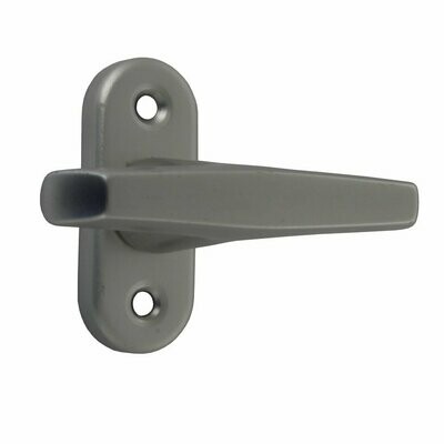 Aluminium Fenstergriffe ohne Stift auf ovaler Rosette Aluminium Fenstergriffe ohne Stift auf ovaler Rosette