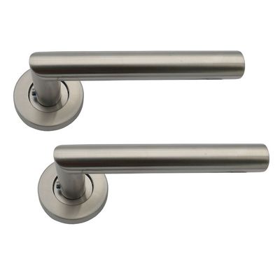 Türdrückerpaar (CL-Form) mit Hochhaltemech.Edelstahl