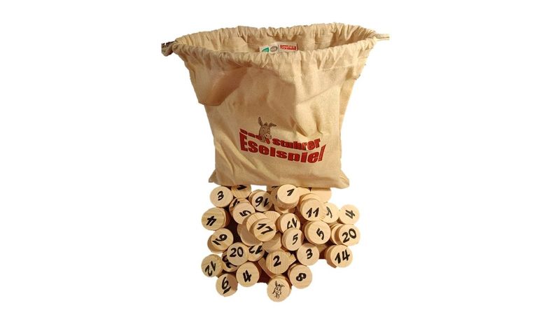 Das Stuhrer Eselspiel mit 81 Spielsteine für 2 - 6 Spieler ~ 4 Stapel Das Stuhrer Eselspiel mit 81 Spielsteine für 2 - 6 Spieler ~ 4 Stapel