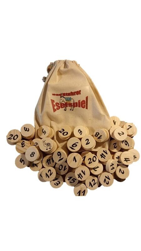 Das Stuhrer Eselspiel ~Oster Edition mit 81 Spielsteine für 2 - 6 Spieler ~ 4 Stapel Das Stuhrer Eselspiel ~Oster Edition mit 81 Spielsteine für 2 - 6 Spieler ~ 4 Stapel