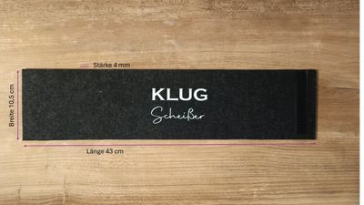 Toilettenpapier Banderole aus Filz