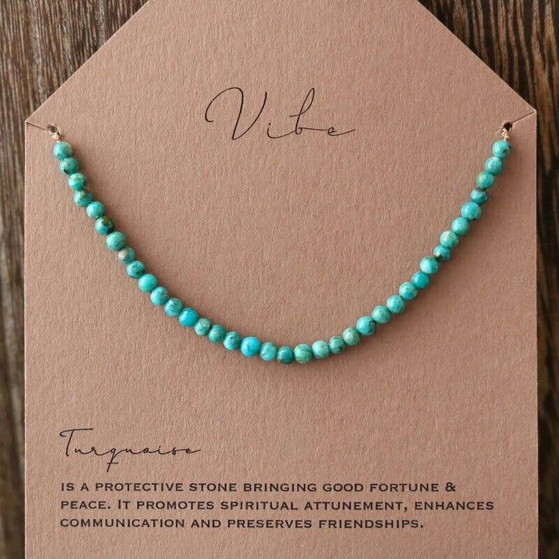Turquoise Beaded Necklace