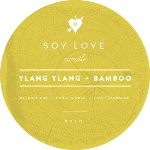 Ylang Ylang Bamboo Candle