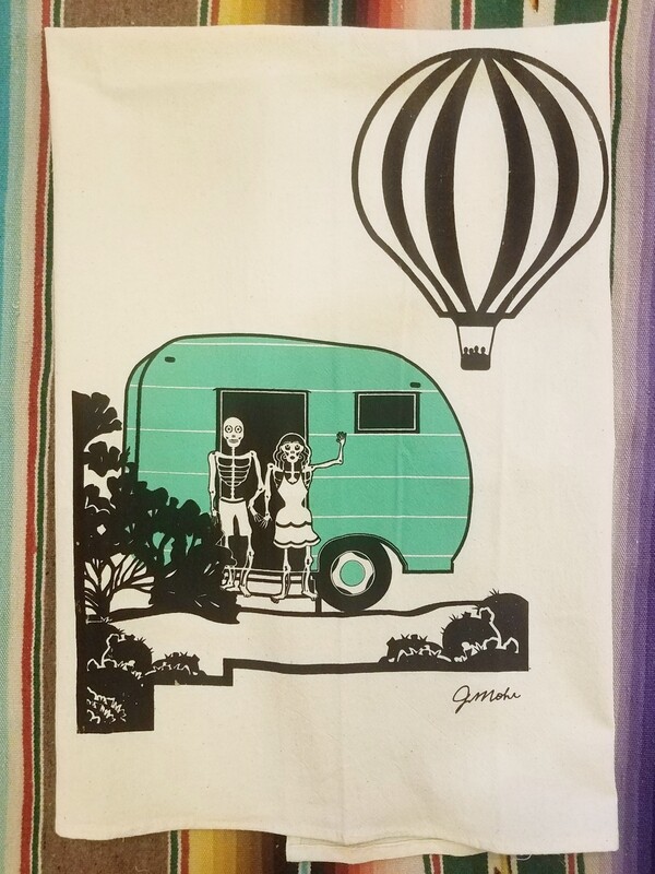 Muertos Balloon Tea Towel