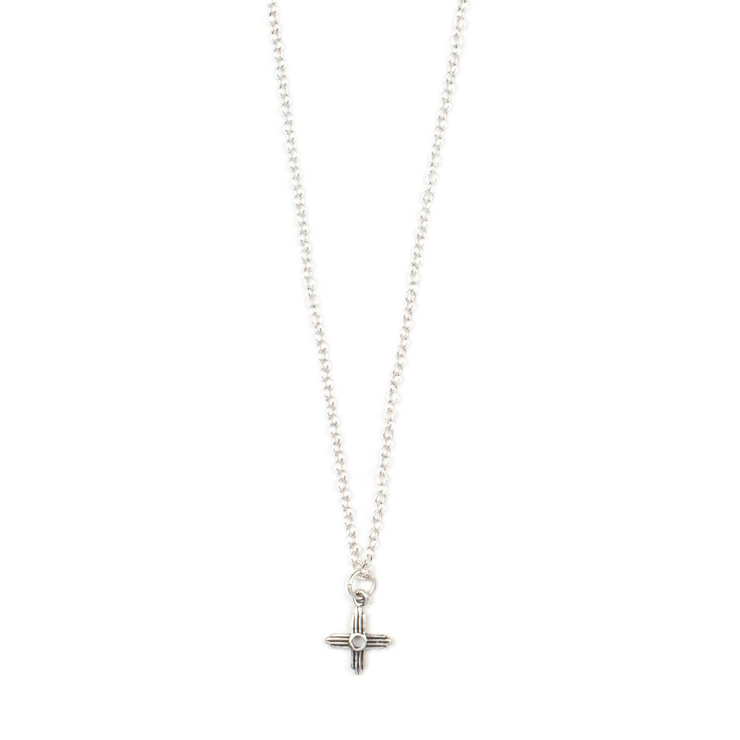 Tiny Zia Sterling Necklace