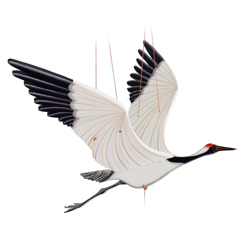 Whooping Crane Flying Mobile