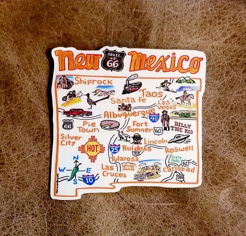 NM Map Sticker