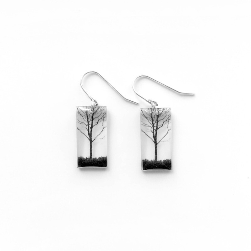 #23 Small City Tree Earrings