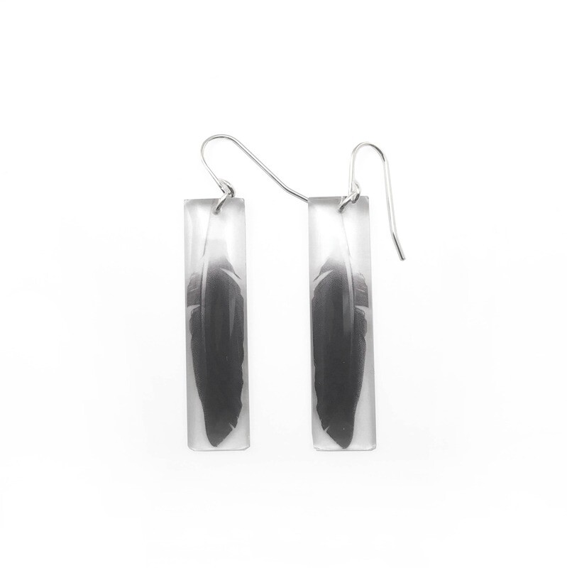 #33 Tall Feather Earrings