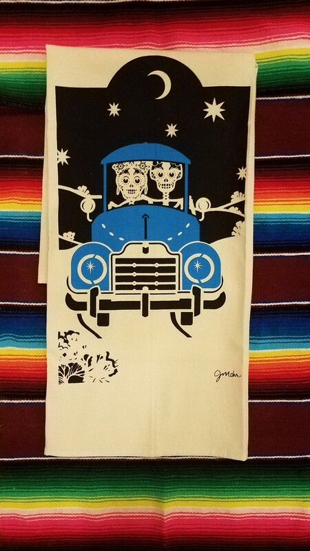 Moonlight Ride Tea Towel