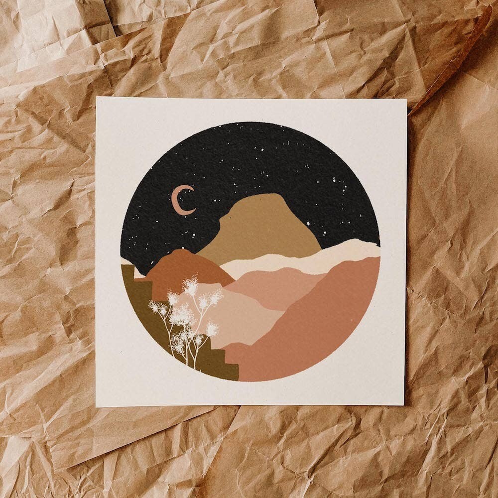 Desert Night Print