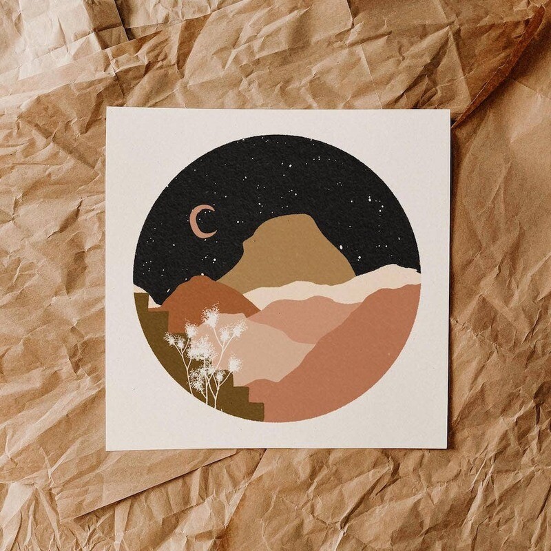 Desert Night Print