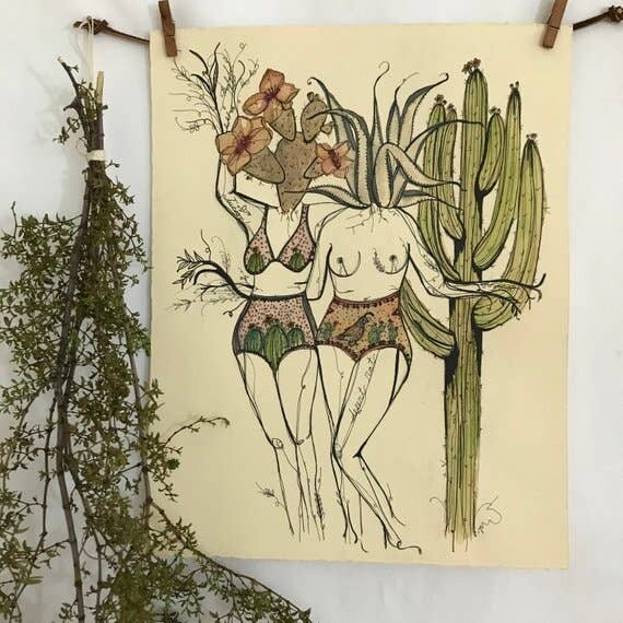 Desert Rats Art Print (9x12)