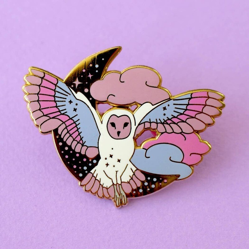 Midnight Owl Pin