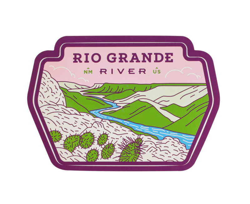 Rio Grande River Sticker